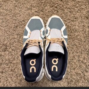 On Running Sneakers in Gray and Cream